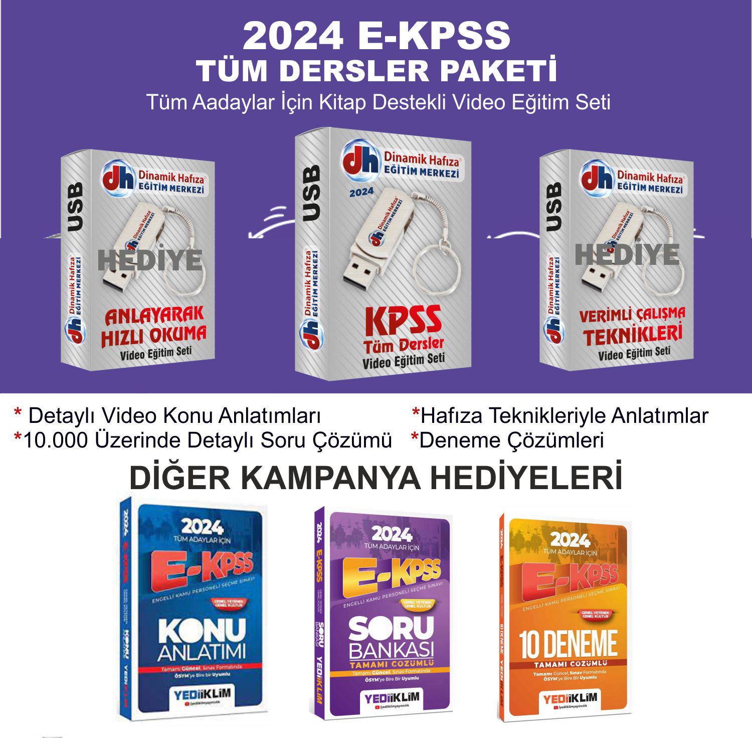 2024 E-KPSS Mega  Paket - 